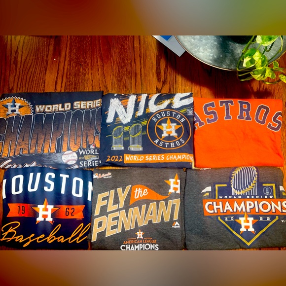 6 Astros Women Ts - Picture 1 of 7